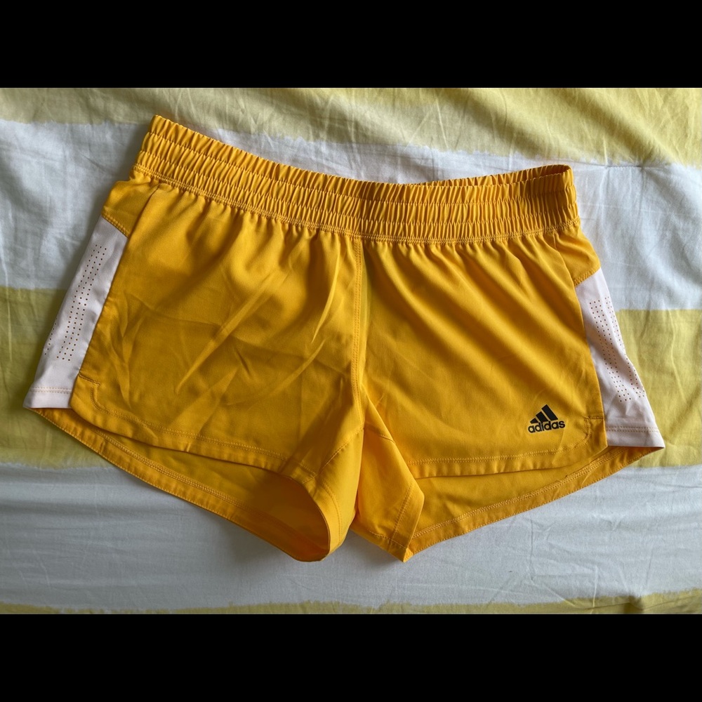 Yellow Adidas Shorts
